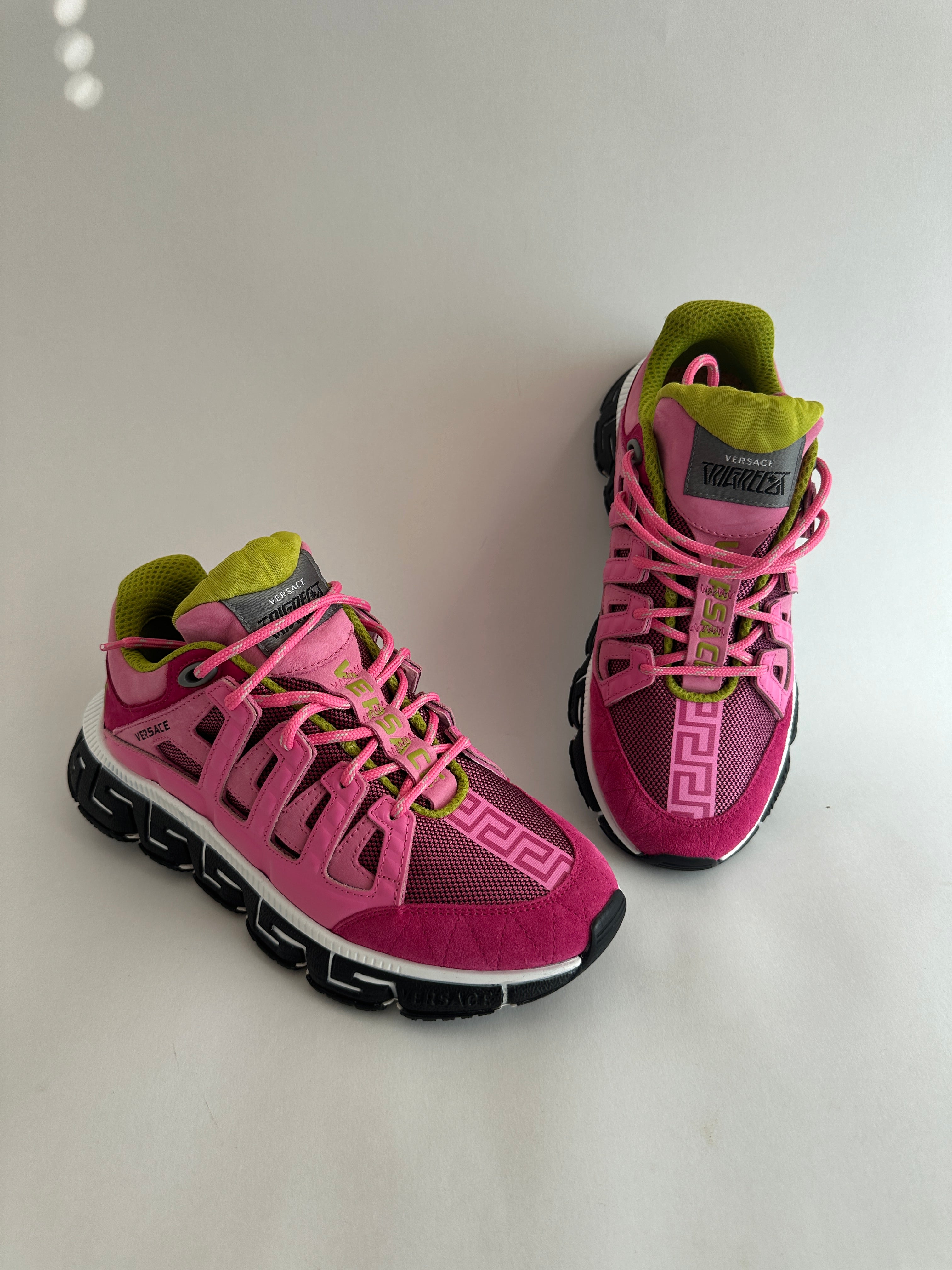 Versace TPink Sneakers with Greca Sole – Luxury Sport Model