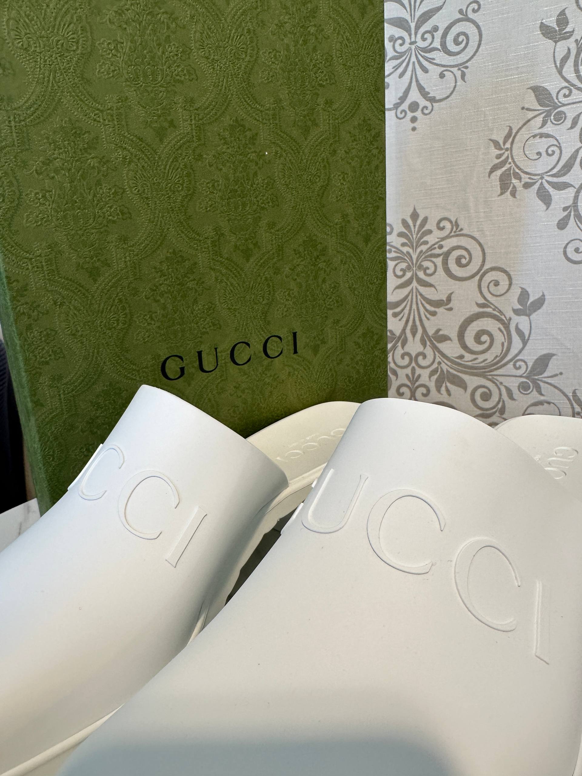 Gucci Papuci Platform cu Logo